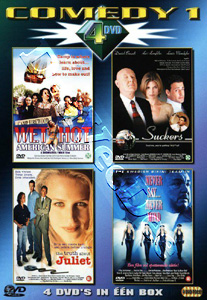 Four Comedy Films | Wet Hot American Summer / Suckers / The Truth About Juliet / Never Say Never Mind: The Swedish Bikini Team  |   DVD